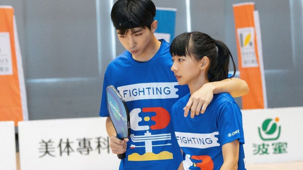 ▲《全明星4》藍隊陳妤和黃宏軒的比賽互動，讓網友歪樓「有愛的泡泡」。（圖／陳妤IG）