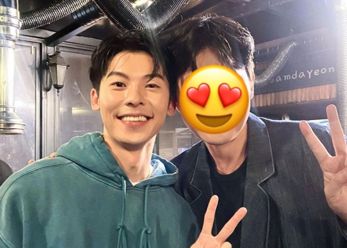 ▲憑藉偶像劇《想見你》爆紅的男星許光漢，近日合體「南韓超大咖男神」鄭雨盛，照片曝光後，立刻吸引6萬名網友按讚朝聖。（圖／翻攝自IG＠tojws）