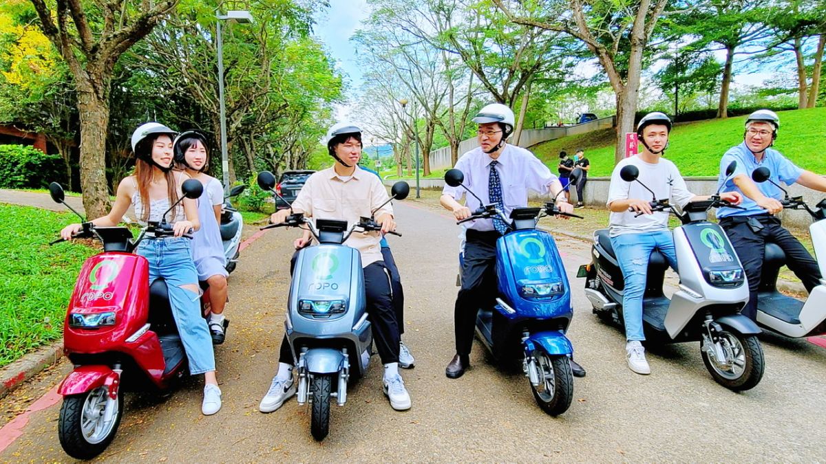 ▲環保綠色交通載具駛入校園，不僅提供師生便捷的交通工具，校園空汙、噪音等也能大幅降低。（圖／能海電能提供）