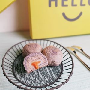 吳寶春香芋流心酥 ▲ 「香芋流心酥」在pinkoi平台大獲五星好評,自上架開始已經狂賣到全台只剩最後現貨40盒。(圖/pinkoi提供)