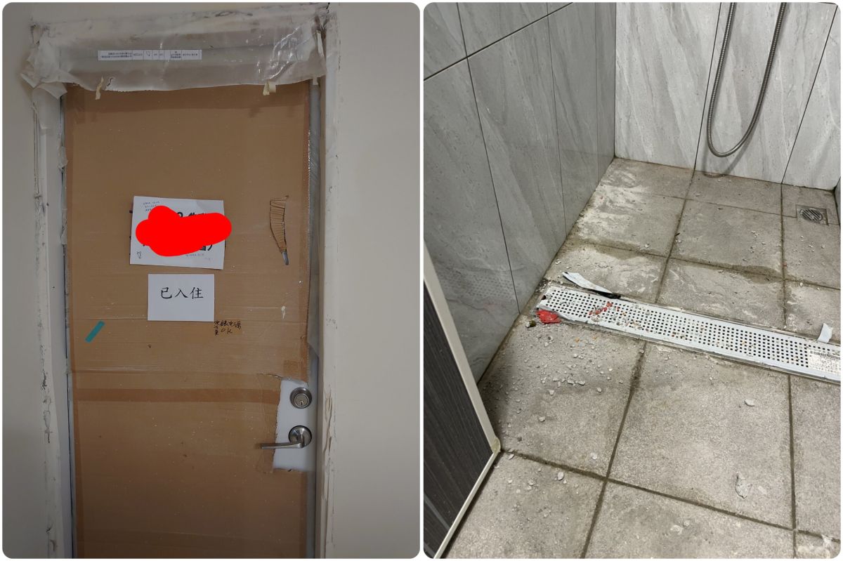 ▲中央大學有學生不滿學校宿舍未完工，就要求學生入住。（圖／翻攝自批踢踢）