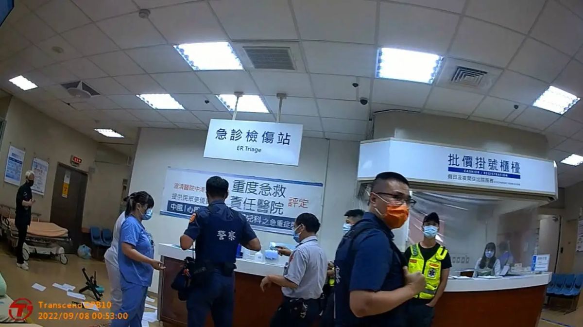 ▲台中市林姓男子今天凌晨在西屯區某酒店毆打劉男，警方獲報到場將林男送辦，劉男送醫治療；林男的友人白男等3人得知，到醫院找劉男理論並毆打後逃逸，警方獲報1小時內再將白男等3人送辦。（圖／翻攝自記者爆料網）