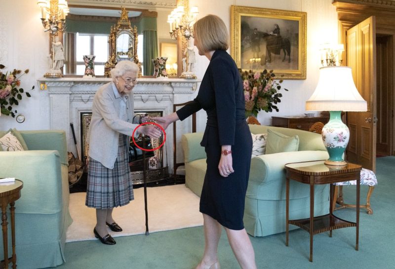 英國女王最後露面照曝！手背見「大片瘀青」　原因超心疼
