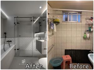 ▲新家的衛浴設計改造後大不同，讓曾智希相當滿意。（圖／翻攝曾智希FB）