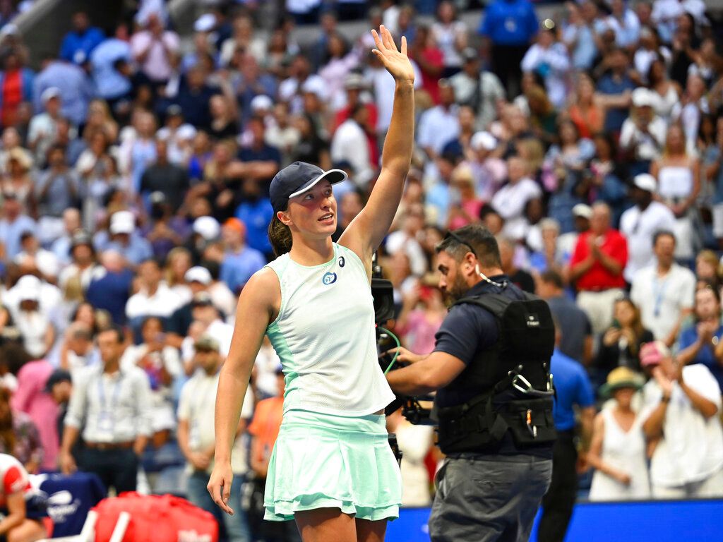 ▲Iga Swiatek封后。美聯社