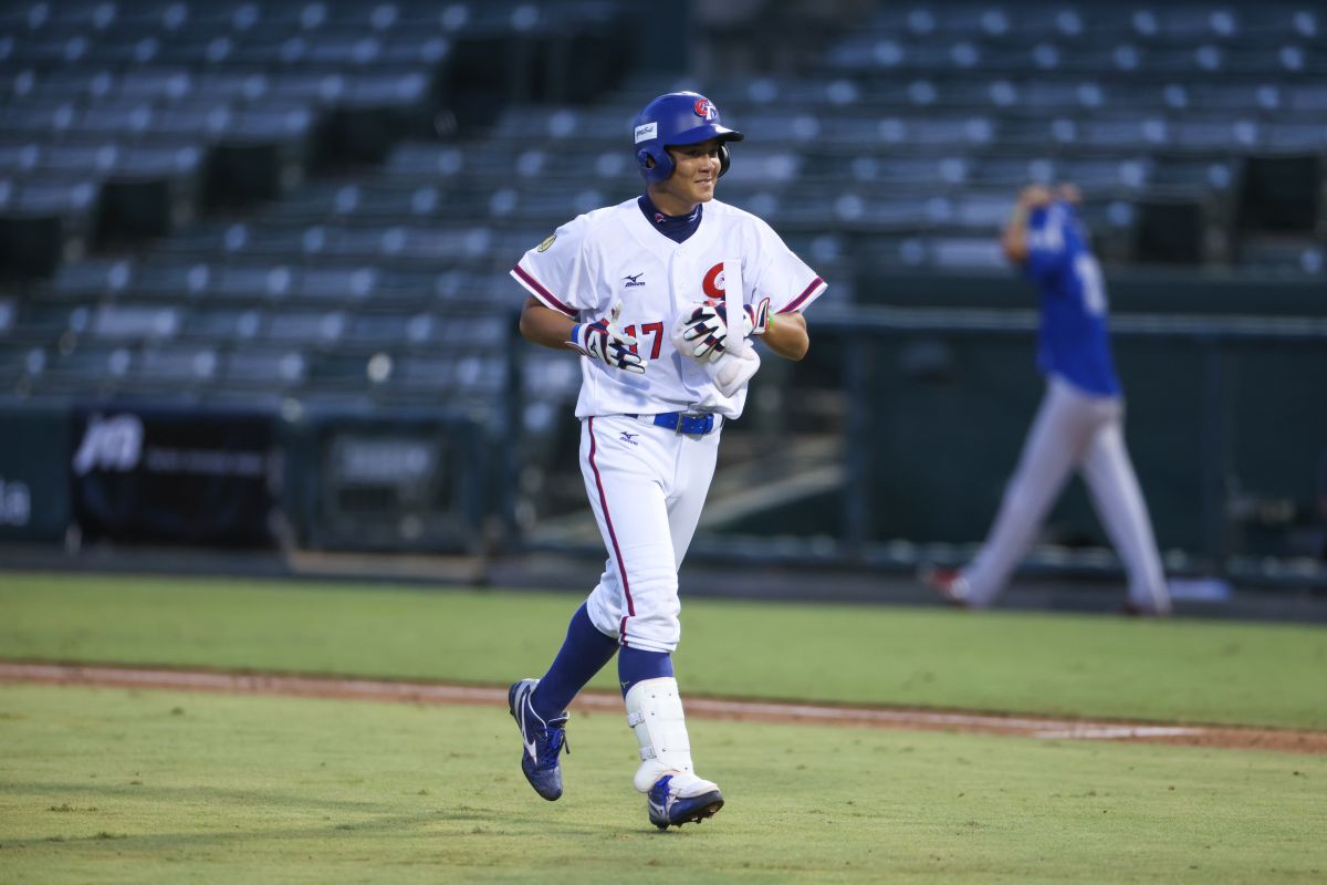 ▲邱鑫再見安打（棒協提供）