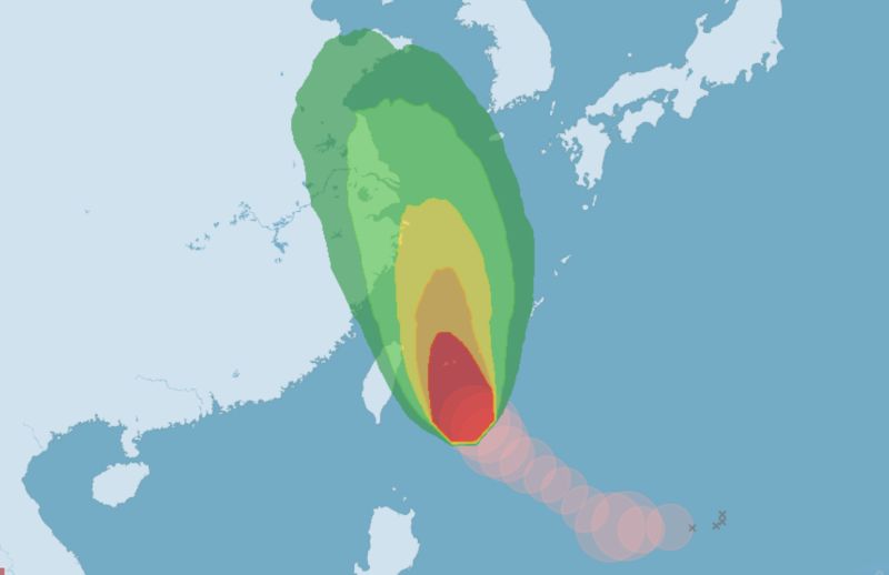 直播／梅花颱風步步逼近！各地風雨最新預估　氣象局說明
