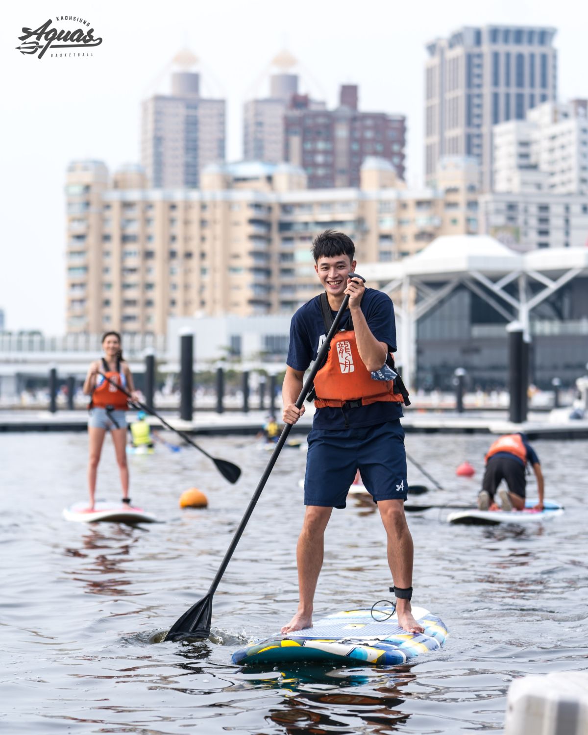 ▲2022高雄SUP立式划槳邀請賽 愛河灣登場。圖／高雄全家海神隊提供。