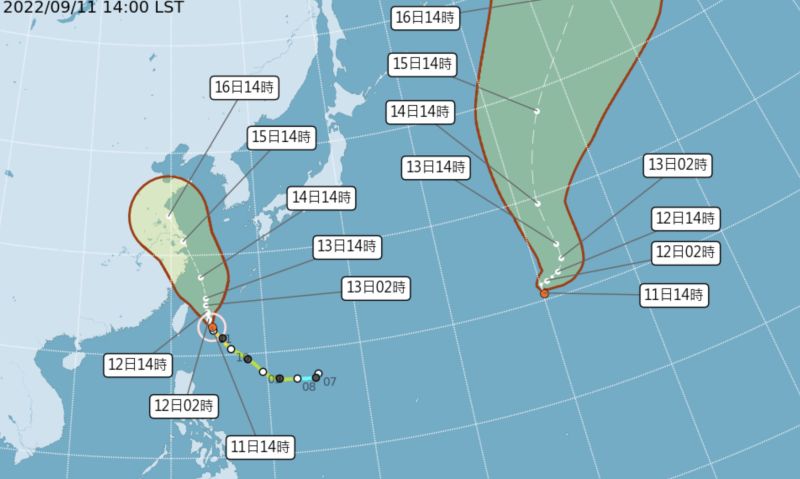 梅花颱風還沒走又有熱低壓生成！準颱風「莫柏」路徑曝光
