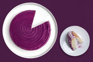 ▲路易莎全新推出「美荔紫薯波士頓派」。（圖／路易莎咖啡提供）