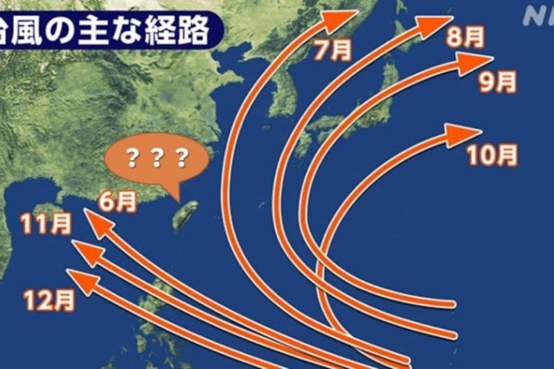 颱風繞道台灣3年！日本都納悶　網笑：「台風」台灣管的

