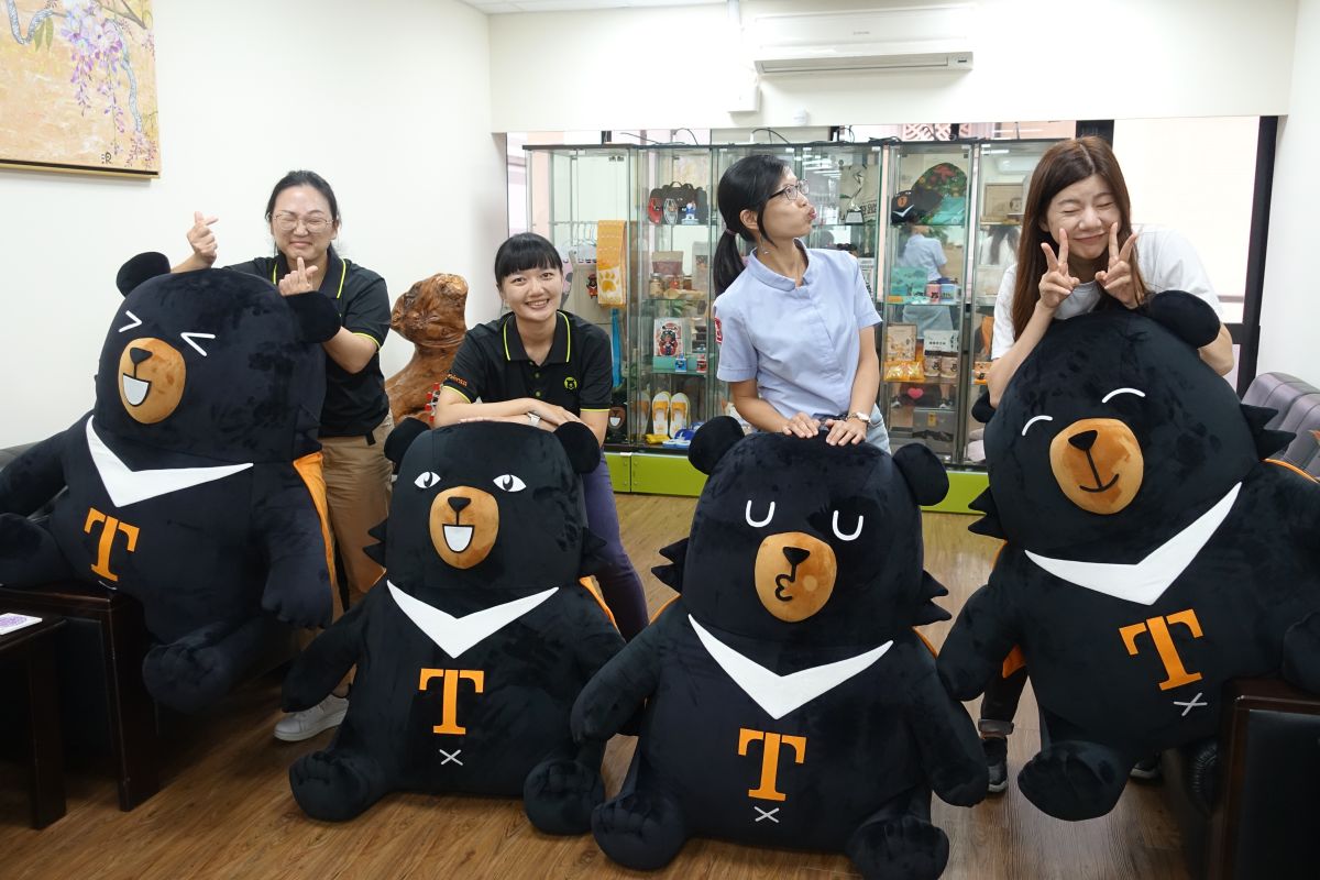 ▲喔熊玩偶F4成軍了！即將出任務到參山轄區四大遊客中心，與熊粉見面(圖／參山處提供2022.9.12)