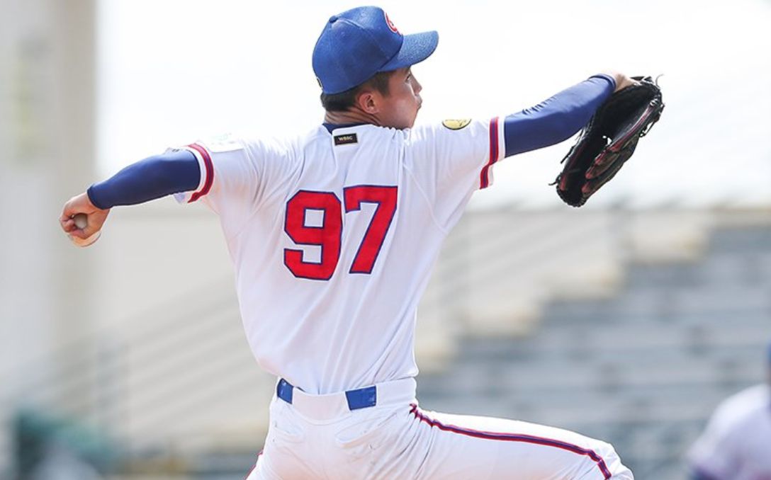 ▲中華隊林詔恩完封勝。（圖／WBSC推特）