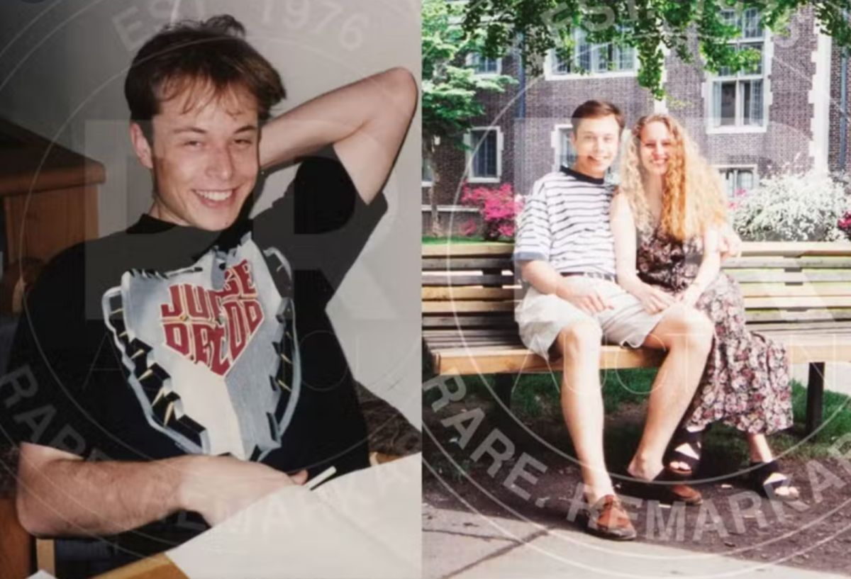 ▲世界首富科技鉅子馬斯克大學時期的前女友葛溫正在拍賣他們交往時的老照片和紀念物。（圖／翻攝自獨立報）