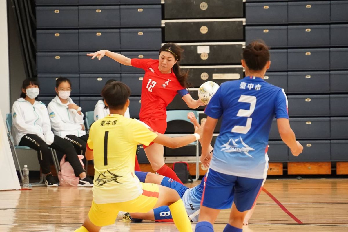 ▲111年全民運五人制足球賽，嘉義縣女足以5：3氣走台中市隊（圖／嘉義縣政府提供）