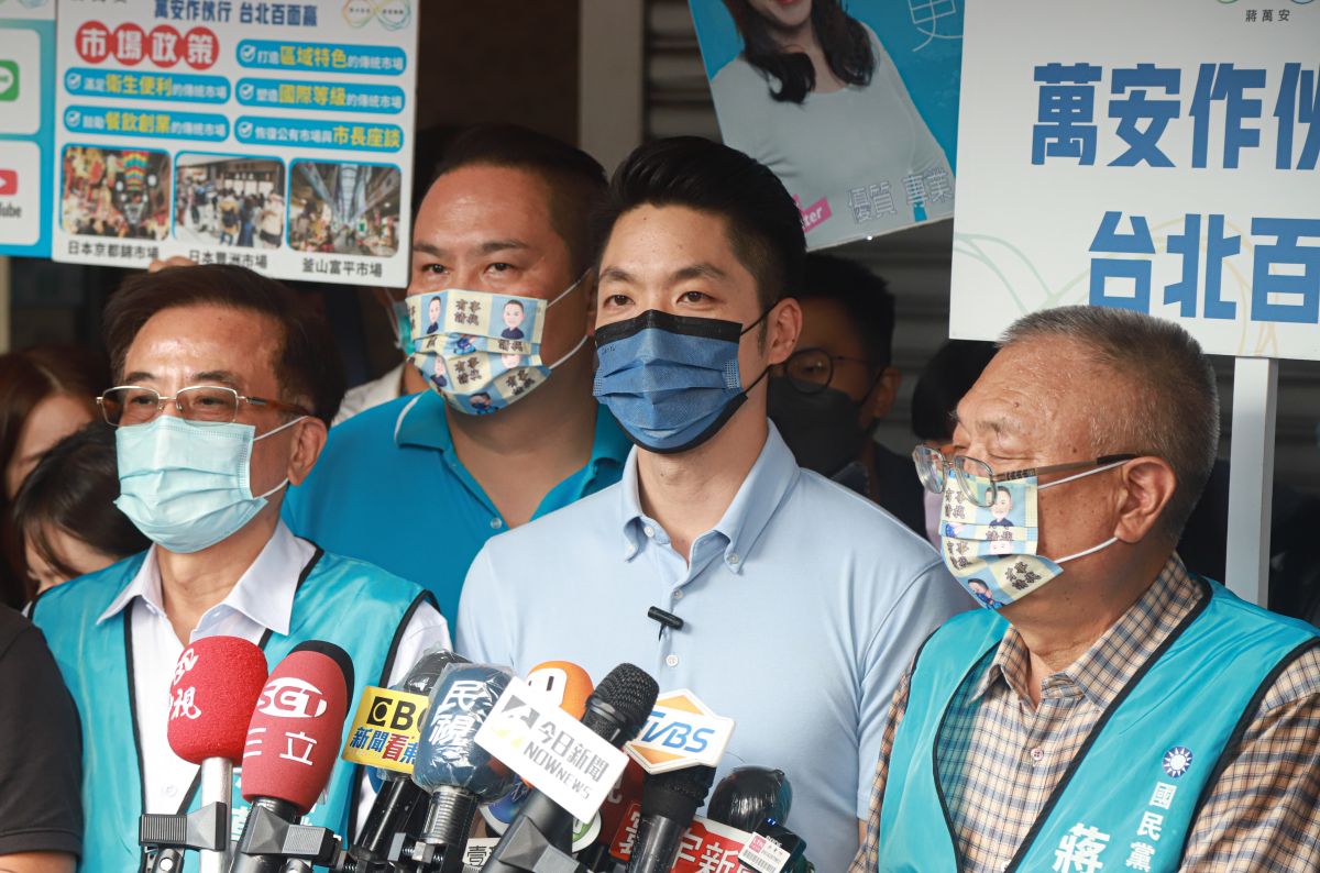 ▲慈濟爆料疫苗採購被阻，卻遭到民進黨攻擊，蔣萬安力挺慈濟，批陳時中不可信。（圖／記者葉政勳攝，2022.9.14）