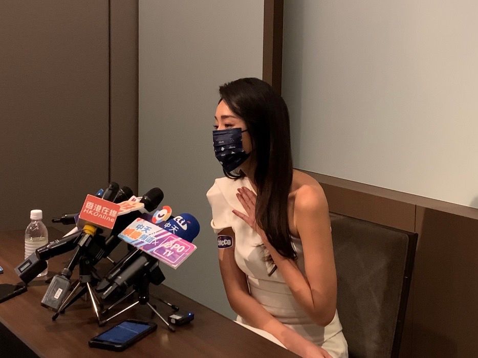 ▲隋棠今出席記者會聊到《詐團圓》拍攝趣事，以及對豬哥亮的思念。（圖／記者汪睿琦攝）