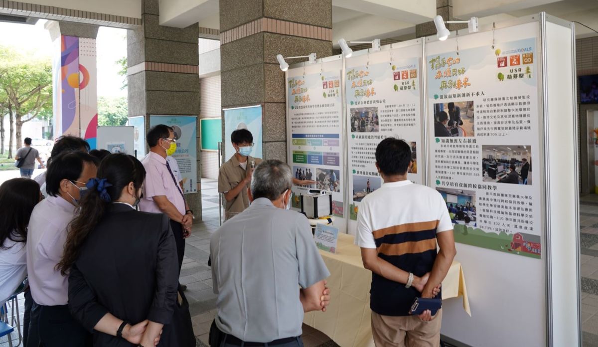 ▲修平科大執行USR計畫５年有成，今日起三天舉辦成果展，師生參與踴躍。（圖／修平科大提供）