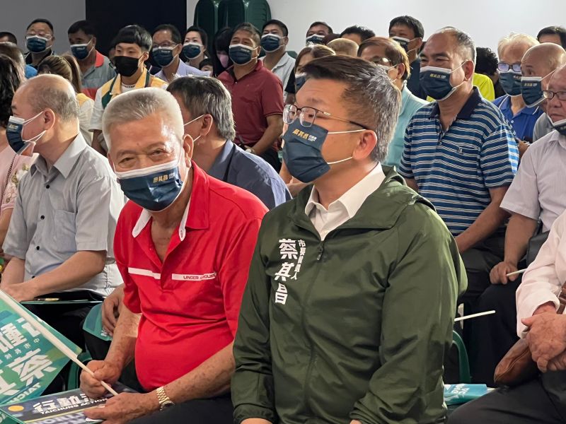 ▲蔡其昌指中央規定地方一定要有配合款，就是在馬英九時代修法，「當時的盧立委為什麼不反對？」（圖／記者顏幸如攝，2022.09.14）