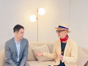 名導楊凡（右）與導演謝文明在分享《繼園臺七號》製作過程。（圖／CATCHPLAY提供）