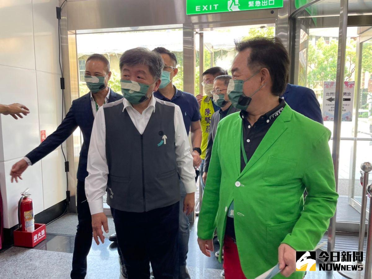 ▲陳時中表示，自己以過半50%選票為目標，也希望民進黨在台北市的議員參選人能夠全壘打。（圖／記者黃宣尹攝，2022.09.15）