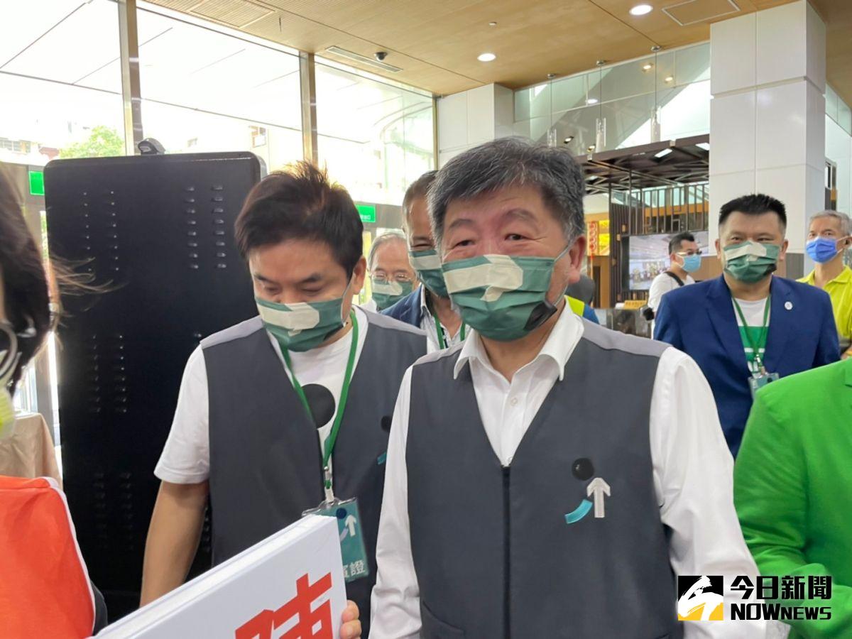 ▲陳時中今日出席美容美髮業後援會成立大會，並接受媒體訪問。（圖／記者黃宣尹攝，2022.09.15）