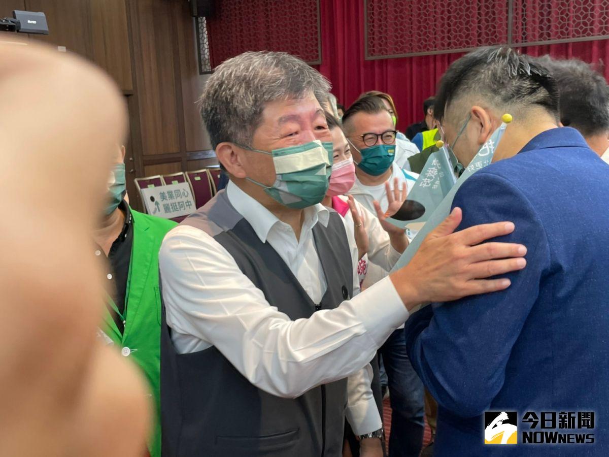 ▲陳時中表示，美容美髮業讓人更美，自己則要讓台北市更漂亮，這樣城市就會越來越美。（圖／記者黃宣尹攝，2022.09.15）