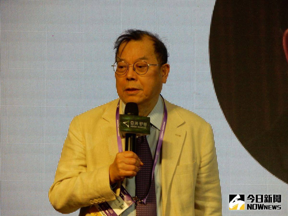 ▲力積電董事長黃崇仁表示，他反對核四的原因是因為廠不行，但沒有反核電。（圖／記者許家禎攝）