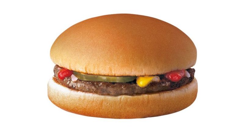 ▲麥當勞在點心類菜單中，有一款「漢堡」30元。（圖／取自麥當勞）