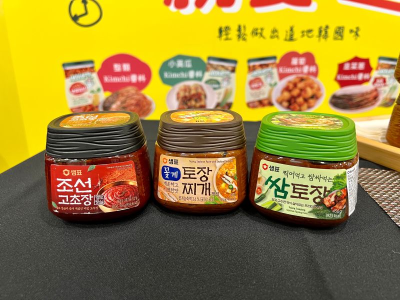 ▲在韓國家庭裡辣椒醬、大醬、豆瓣醬是不可或缺的靈魂醬料。（圖／記者周淑萍攝）
