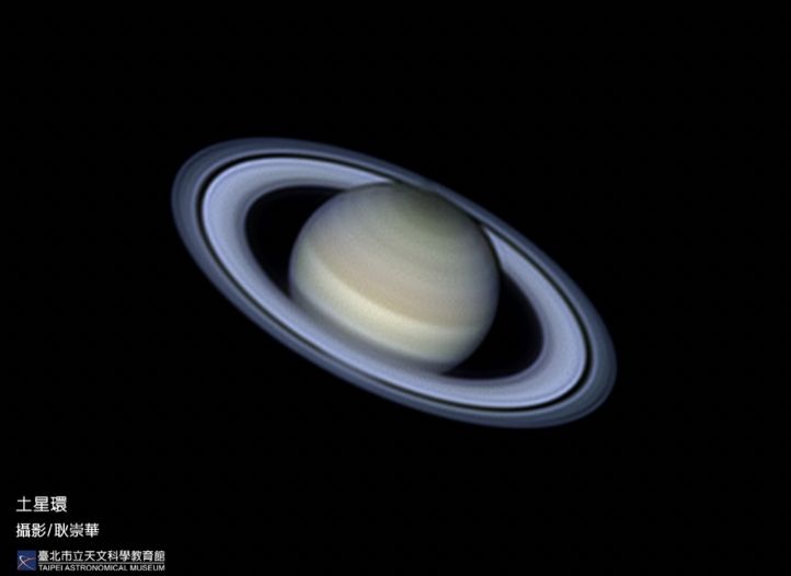 ▲美麗的土星現在依然耀眼，但適合觀賞的時間越來越短。（圖／台北市立天文館提供）