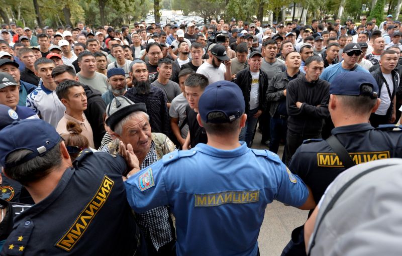 ▲吉爾吉斯與中亞鄰國塔吉克近日爆發衝突。（圖／美聯社／達志影像）