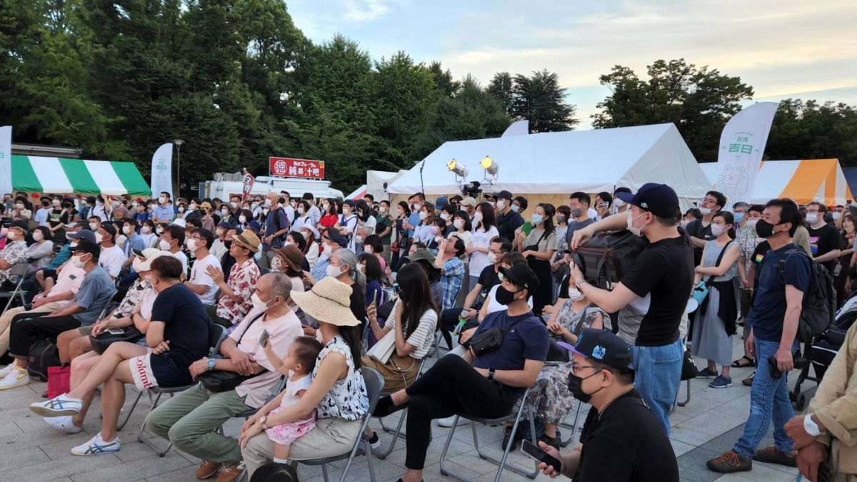 ▲文化總會主辦的2022 TAIWAN PLUS台灣吉日生活節，首日逾10萬民眾湧入。（圖／記者李琦瑋攝，2022.09.17）