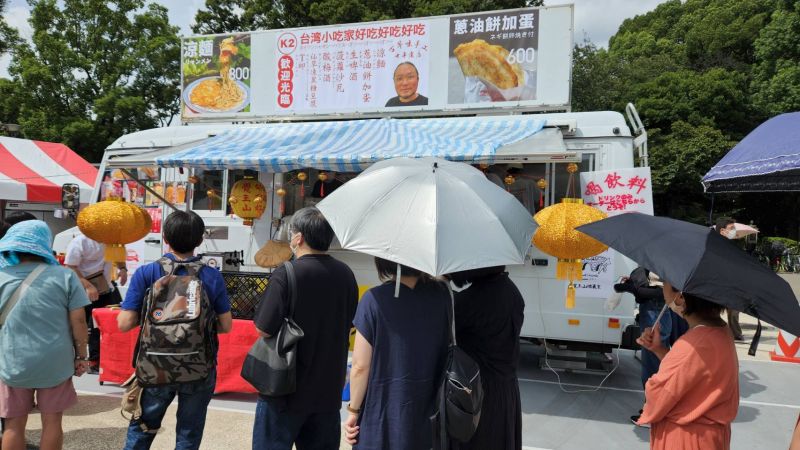 ▲2022 TAIWAN PLUS台灣吉日生活節，以台灣小吃、美食攤位最受歡迎。（圖／記者李琦瑋攝，2022.09.17）