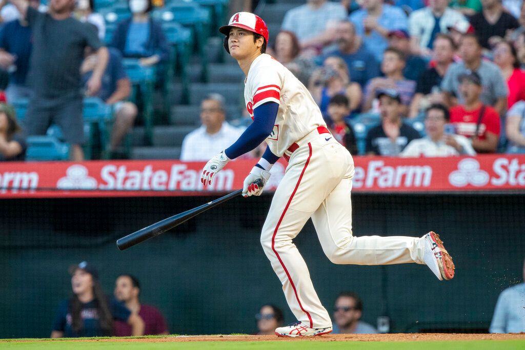 ▲天使隊二刀流好手大谷翔平。（圖／美聯社／達志影像）
