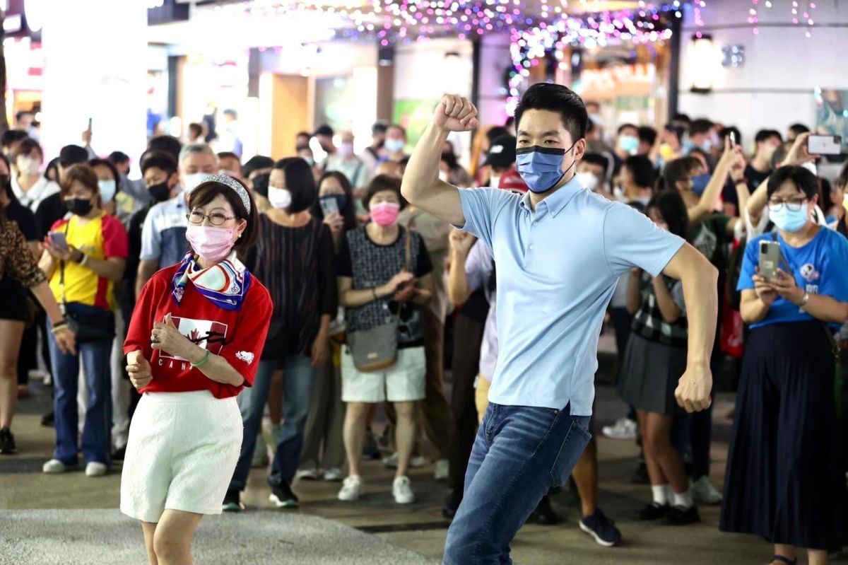 ▲蔣萬安今日公佈政見，不過卻因回答不出媒體提問，引發爭議。（圖／翻攝自蔣萬安臉書）