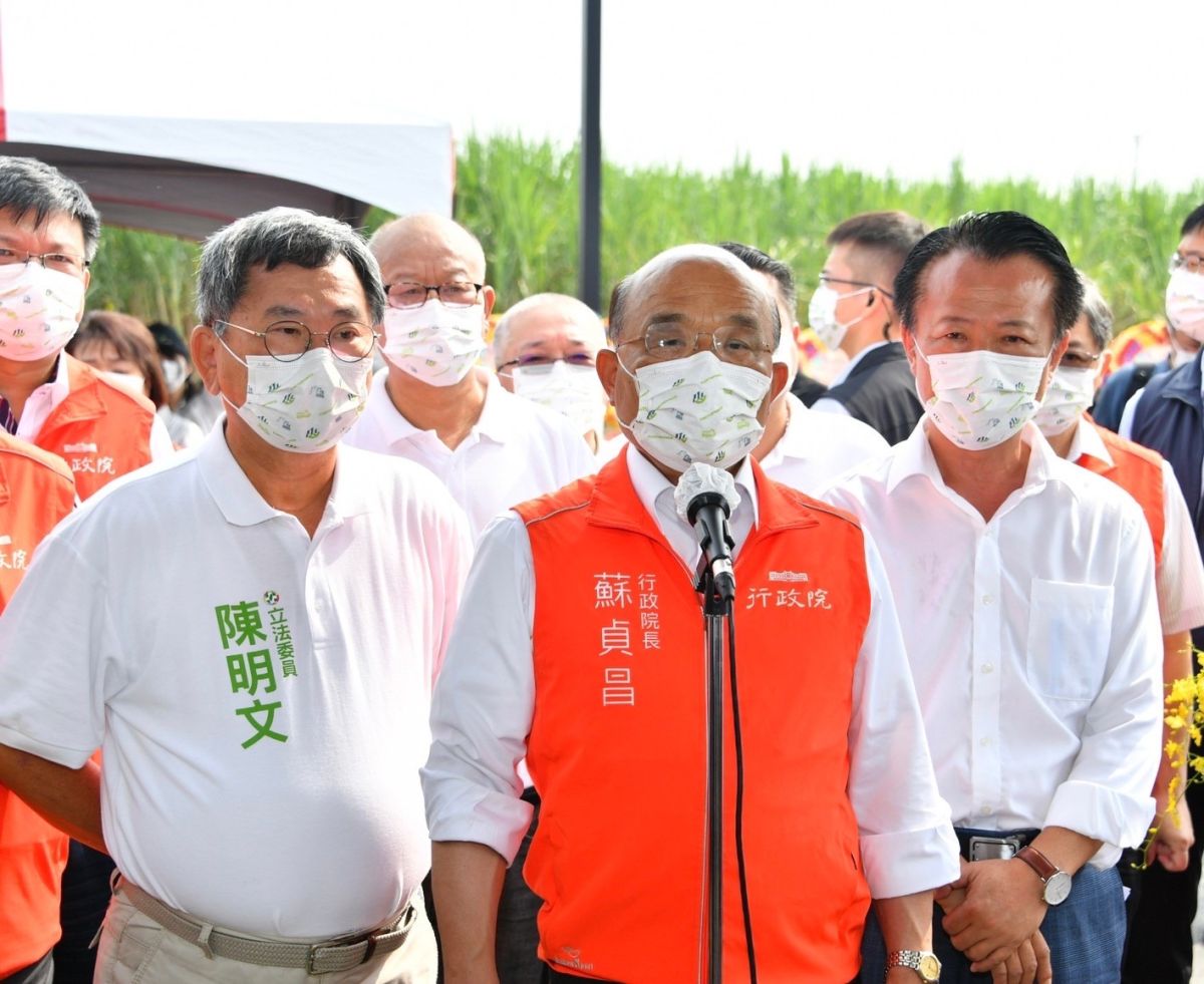 ▲蔣萬安批評陳時中防疫差，蘇貞昌搬出美國眾議長裴洛西曾肯定台灣防疫，希望蔣不要選舉到了就造謠抹黑。（圖／行政院提供）