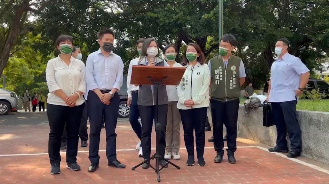 ▲蔡英文晚間將在蘇貞昌陪同下前往災害應變中心視察。（圖／總統府提供）