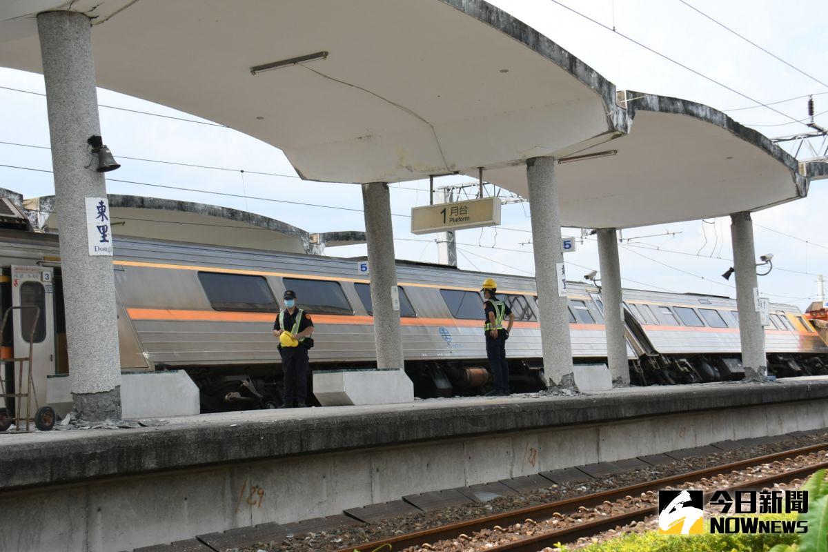 ▲台鐵局今（24）日公布台鐵花東最新搶修進度、類火車今接駁1072人次。（資料圖／記者林調遜攝,2022.09.19）