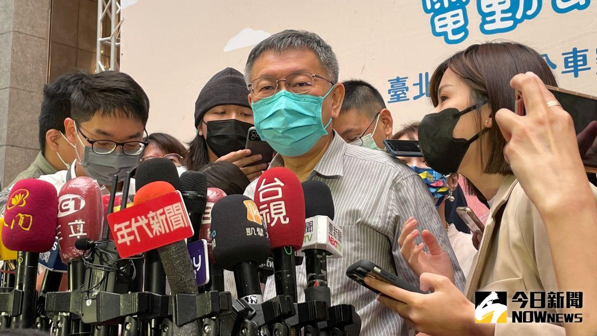 ▲針對陳時中聲量最高一事，台北市長柯文哲20日回應，看看2020年總統選戰的韓國瑜，「聲量高是好事，但是有時候如果淪為被人家嘲笑的對象，那還是得不償失。」（圖／記者丁上程攝，2022.09.20）