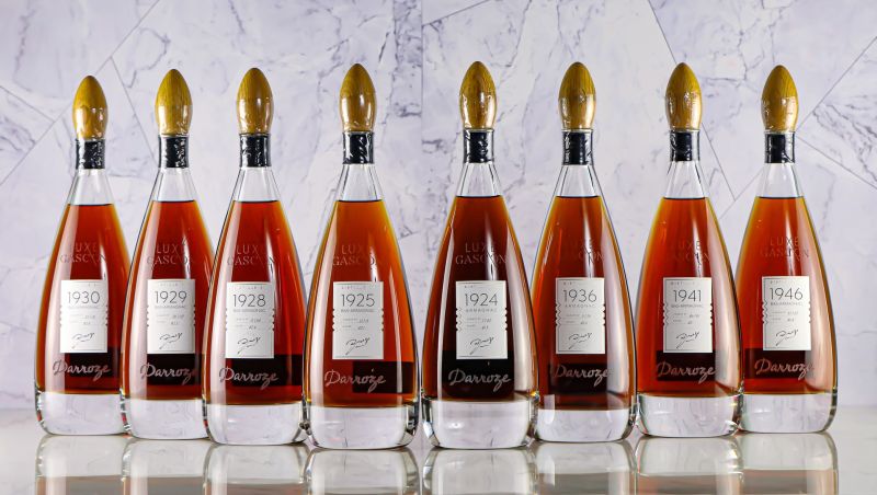 ▲英蓋爾洋酒首次辦品牌日，專屬品酩會酒單包括稀有的法國郡恩堡LUXE GASCON雅馬邑白蘭地原酒系列。（圖／業者提供）