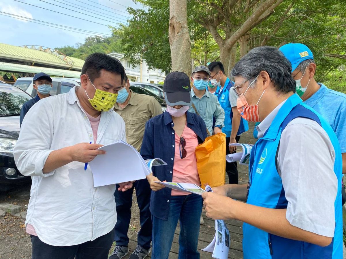▲民進黨立委洪申翰日前與水利署、第九河川局前往花蓮縣勘查鱉溪棲地復育成果，也期盼此處未來能成為示範案例。（圖／洪申翰辦公室提供）