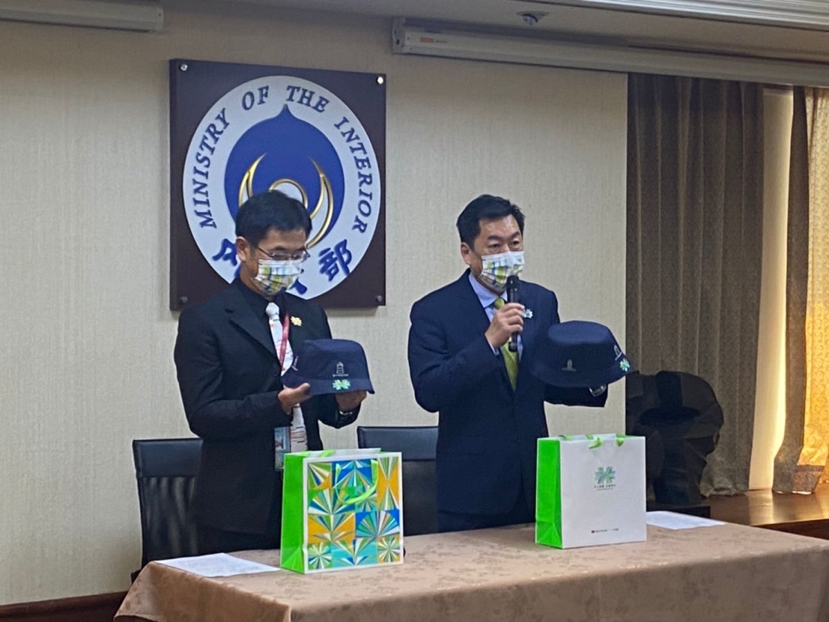 ▲今年國慶大會遭到質疑「去國旗化」，陳宗彥澄清從來沒有少過。（圖／記者翁子竣攝，2022.09.21）