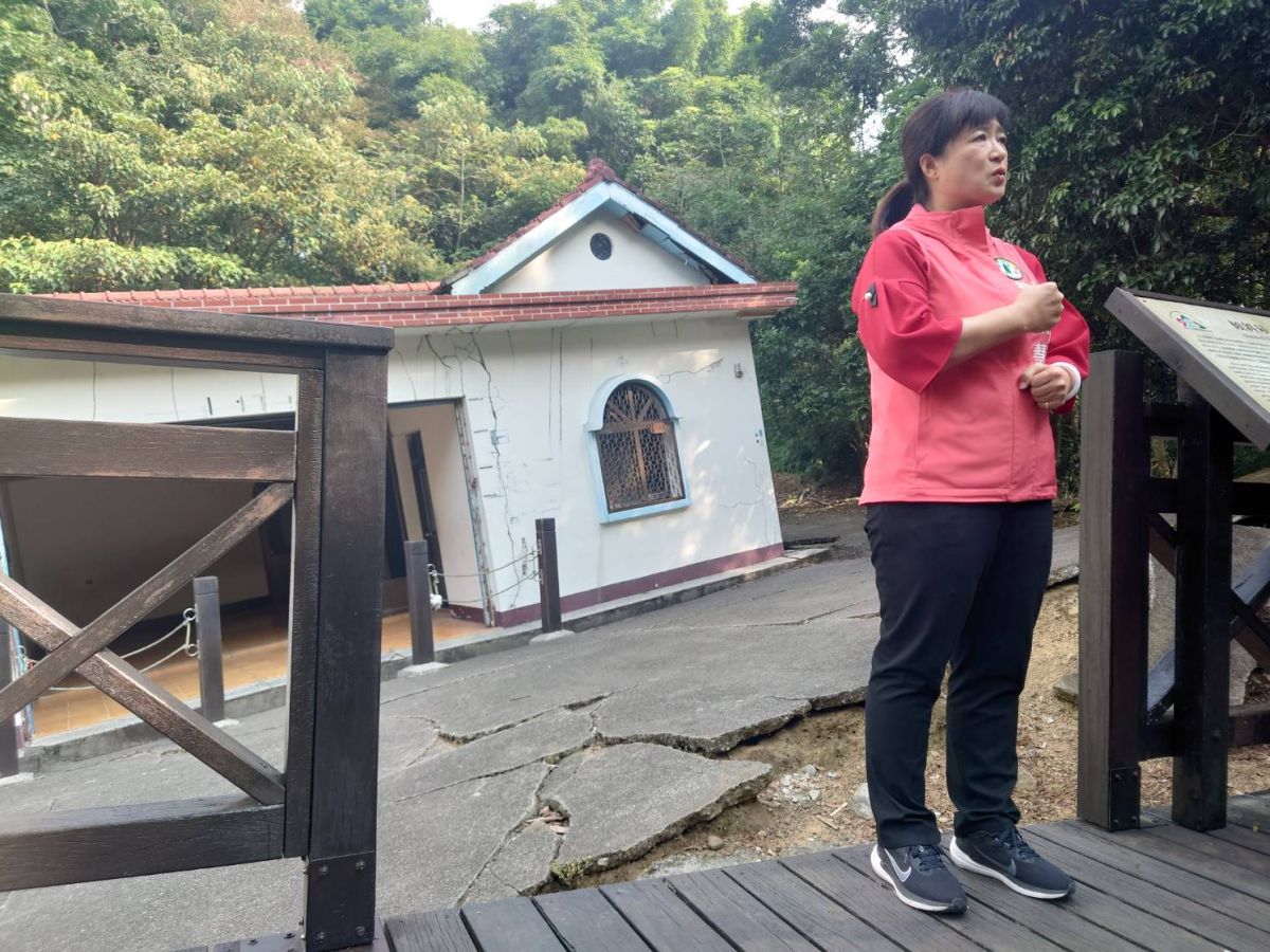 ▲蔡培慧表示，希望以日本里山經濟的核心精神，結合921地震教育地景，讓在地震帶上的台灣人有更紮實的地震環境教育。（圖／蔡培慧辦公室提供）