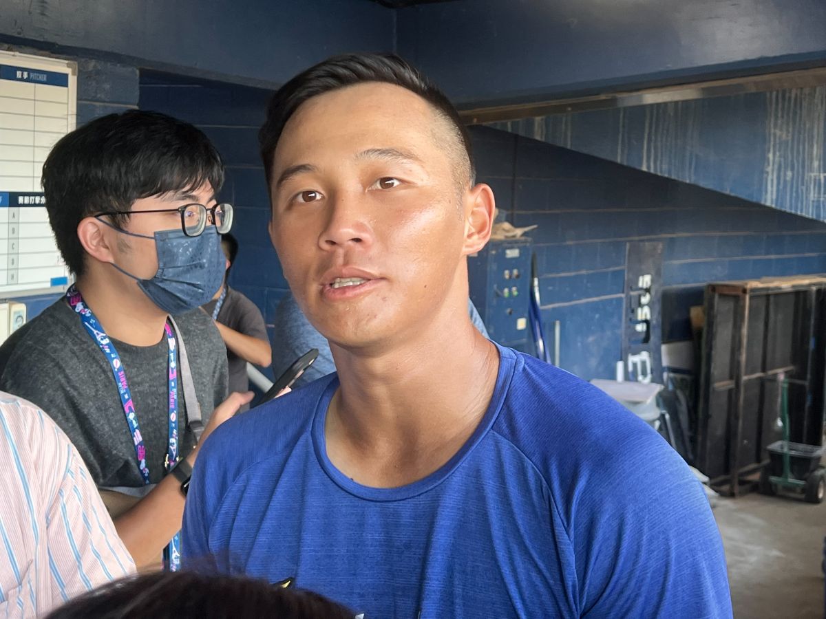 ▲富邦悍將升上自培球員廖柏勳(圖/記者簡名杉攝)