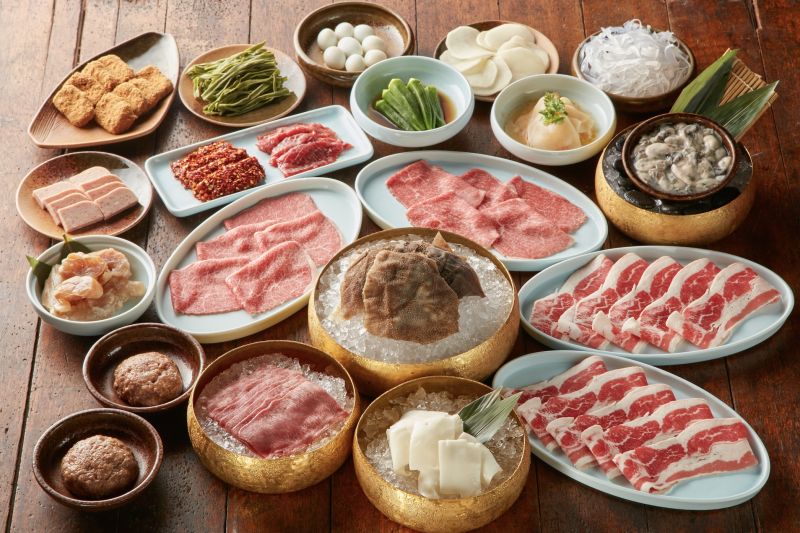▲「日本和牛片套餐」售價雙人2,560元、三人3,840元,另加一成服務費。(圖/乾杯集團提供)