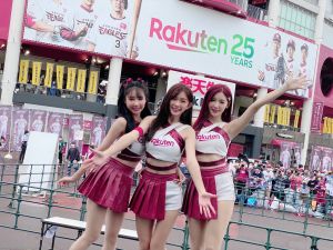 ▲樂天女孩征服日本樂天金鷲。(樂天提供) ▲樂天女孩征服日本樂天金鷲。(樂天提供)