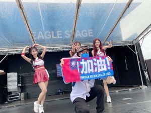 ▲樂天女孩征服日本樂天金鷲。(樂天提供) ▲樂天女孩征服日本樂天金鷲。(樂天提供)