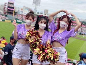 ▲樂天女孩征服日本樂天金鷲。(樂天提供) ▲樂天女孩征服日本樂天金鷲。(樂天提供)