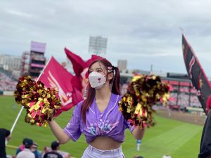 ▲樂天女孩征服日本樂天金鷲。(樂天提供) ▲樂天女孩征服日本樂天金鷲。(樂天提供)